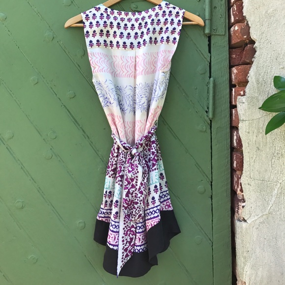 Anthropologie Maeve silk multicolor tunic - Picture 2 of 6